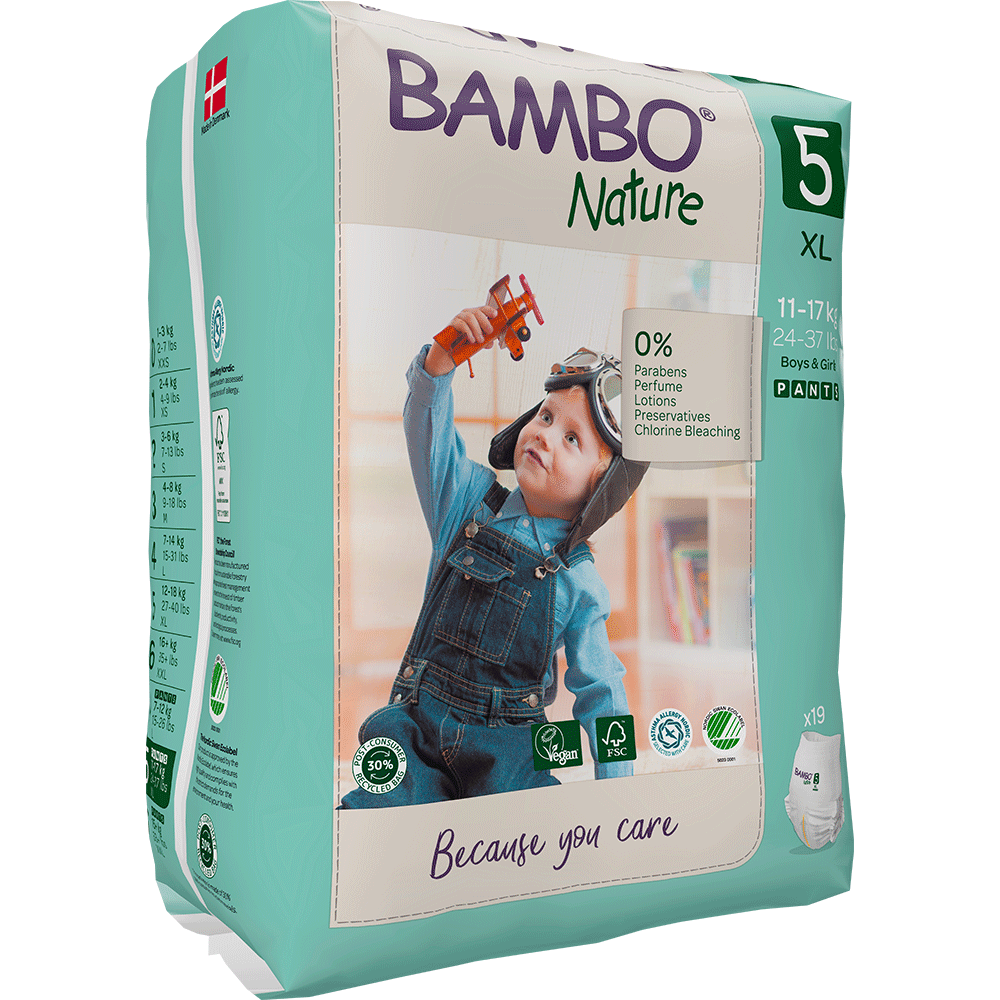 Kalhotkové plenky Bambo Nature