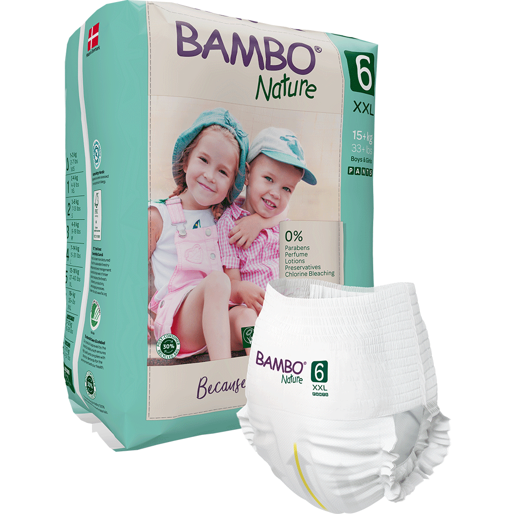 Bambo Nature Kalhotkové 6, (15+ kg / 33+ lbs), 18 kusů