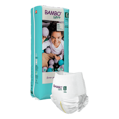 Bambo Nature Plenkové Kalhotky Navlékací 6, (15+ kg / 33+ lbs), 38 kusů