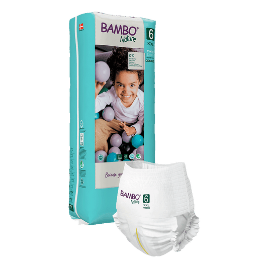 Bambo Nature Plenkové Kalhotky Navlékací 6, (15+ kg / 33+ lbs), 38 kusů